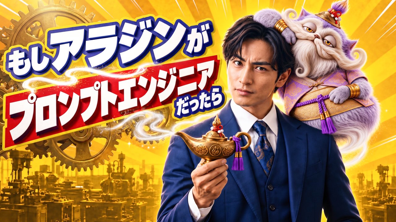 もしアラジンがプロンプトエンジニアだったら